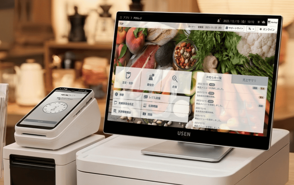 usenPOSレジのご紹介 券売機　セルオーダーetc