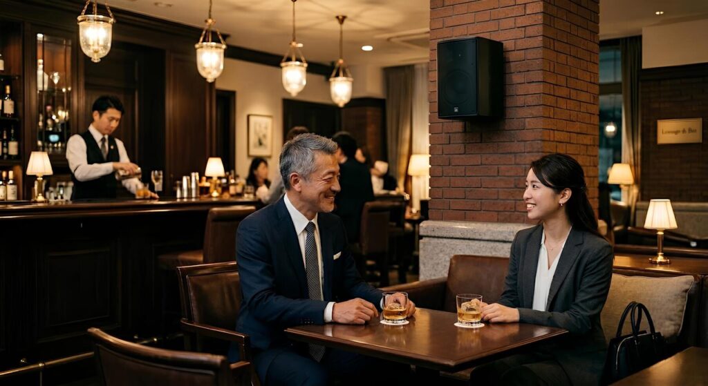 「上質な音楽が、親子という大切な距離を心地よく解きほぐす。流れるJAZZがプロデュースする、かけがえのない時間。」